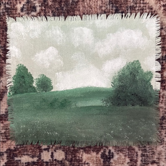 Green Landscape Tapestry Art - Picture 1 of 6